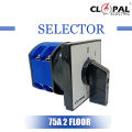 Clopal 75 Amp 4 - Position Phase Selector Switches (0-1-2-3-4). 