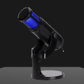 Xtrike-Me Professional Condenser Microphone for Studio Recording - USB Powered Omnidirectional Dynamic Gaming Mic for Mobile, PC, Desktop, Podcasting, Live Streaming, Singing, ASMR, Youtube - 12 RGB Lighting Modes - 360° Rotatable Body - XMC03 by FunBug. 