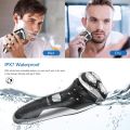 SweetLF Electric Shaver for Men Wet and Dry Waterproof Electric Razor Cordless 3D Rechargeable Rotary Shaver Razor for Men with Pop-up Trimmer, Black. 