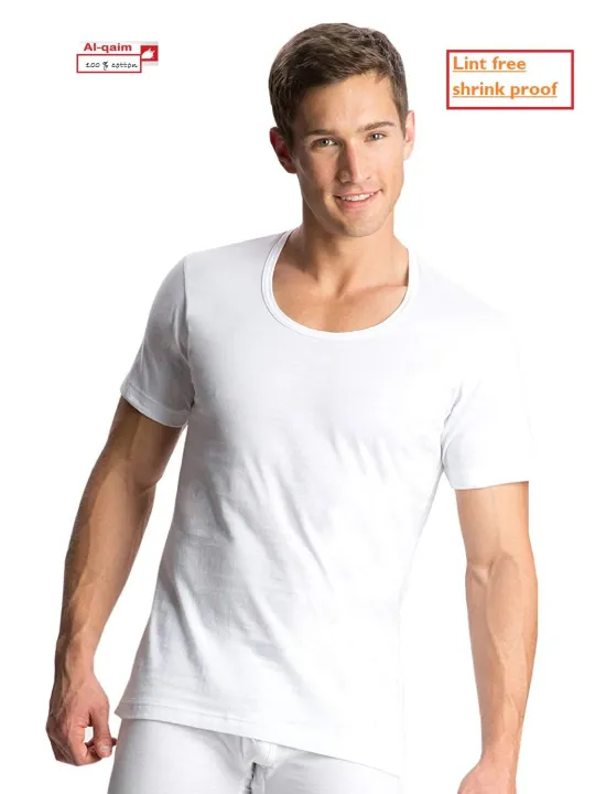 Pack%20Of%203%20-Al-Qaim%20100%20%25Combed%20Cotton%20Half%20Sleeves%20Vest%20/%20Pure%20Cotton%20Vest%20bazoo%20Buniyan%20-%20Image%202