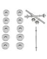Adjustable Dumbbells Kit 20 KG, 3 KG & 2 KG plates with 2 Dumbbells Rod. 