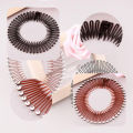 1PC Plastic Full Circle Stretch Diamond Flexible Comb Teeth Headband Hair Band Clip Face Wash Fixed Hair Accessories. 