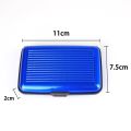 【HOT】 Men Business ID Credit Cards Aluminum Metal Waterproof Wallet Anti-Magnetic Bank Card Box Office School Accessories. 