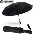 PRENDS 12 Ribs Large Folding Umbrella - Automatic Folding Umbrella  and Windproof Resistant Umbrella for Women Man 1-2 People. 