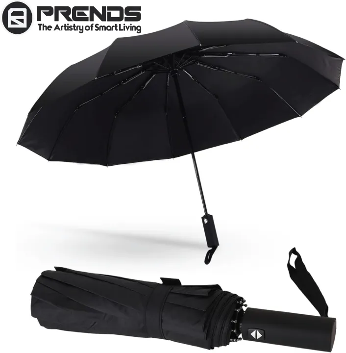 PRENDS%2012%20Ribs%20Large%20Folding%20Umbrella%20-%20Automatic%20Folding%20Umbrella%20%20and%20Windproof%20Resistant%20Umbrella%20for%20Women%20Man%201-2%20People%20-%20Image%207