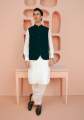 Focus - Off White Shalwar Kameez For Men. 