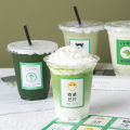 Milk tea beverage bottle juice coffee cup disposable plastic bottle transparent sago poplar nectar bottle with lid empty cup. 