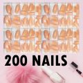 200 Pcs in 1 Pack -_Artificial Nails kit _False Nails kit _Fake Nails kit/ Acrylic Nails kit / Nails Kit. 