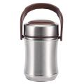 Techmanistan 2L Large Capacity Stainless Steel Vacuum Insulated Lunch Box, Food Warmer Box, Food Container with Handle, Insulated Leak Proof Double Layer Stainless Steel Tiffin Box. 