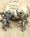 Game of Thrones House Lannister Metal Keychain - Golden. 