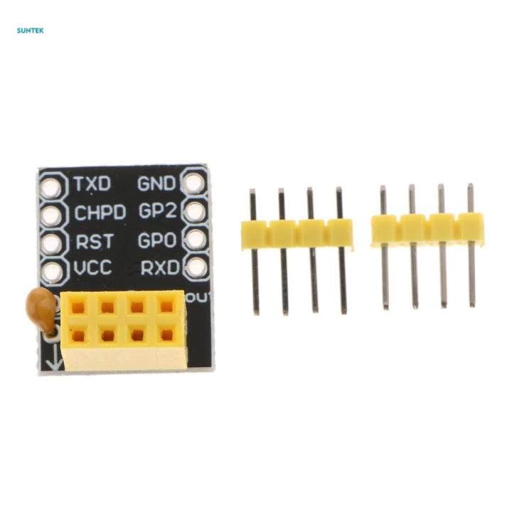 2xESP8266 ESP01 ESP01S Breadboard Module,Breakout Breadboard Adapter