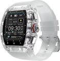 Green Lion Carlos Santos Smart Watch, Magnetic Charging, IP67 Waterproof, 1.57 Inch Display, Bluetooth:BT3.0, Battery:290 mAh (Black). 
