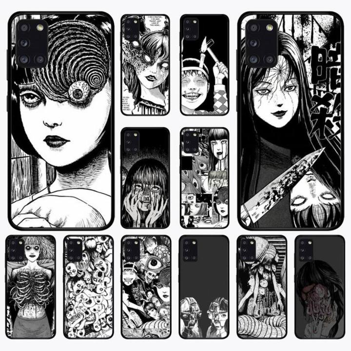 【NEW】Junji Ito Terror Horror Anime Phone Case for Samsung A 51 30s 71 21s 10 70 31 52 12 30 40 32 11 20e 20s 01 02s 72 cover