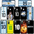 Argentina Football Number 10 7 Cover Phone for OPPO A17 A15 A16 A12 A53 A54 A55 A56 A57 A77 A76 A94 A92 A72 A52 A96 A74 Case. 