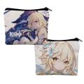 Genshin impact Coin Purse Canvas wallet hutao ayaka ganyu xiao print wallet. 