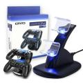 PS4 Controller Charger Dock Station USB Charging Stand Kit For Playstation 4 Joystick. 