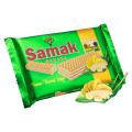 Samak Wafers 110g – Crispy, Crunchy & Delicious in 6 Flavours (Orange, Banana, Hazelnut, Cocoa, Coconut & Strawberry) – Pack of 1, 3, 6, 12 – Flavours of Your Choice. 