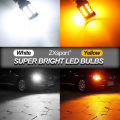 2Pcs No Hyper Flash Led Lights P21W Car Tuning Canbus Signal Lcheerfulamp 1156 BA15S PY21W BAU15S T20 7440 WY21W Amber Yellow 12V 24V. 