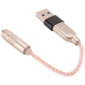 Type-C to 3.5 Jack ALC5686 Chip HiFi Digital Audio Decoding DAC Sound Card Earphone Audio Cable(USB header). 