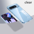 For Google Pixel 9 Pro XL Anti-Yellow Armor Ice Crystal Case for google pixel 9 pro xl 9 PRO XL 6.8 inches Shockproof and Drop-proof Phone Protective Cover. 