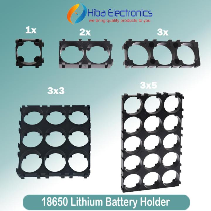 Cell 18650 Lithium Battery Holder Bracket 1,2,3,3x3,3x5 Cell DIY Battery Storage Box Protection Board 18650 battery holder