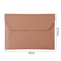 High-quality leather A4 paper file bag Easy to carry Various color Large capacity Portable leather file bag Fashion file bag for Business meetings Office organization Traveling with documents Students. 
