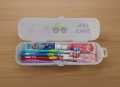 Transparent Plastic Stationery Case – Durable Storage Box for Kids, Students & Professionals. 