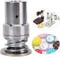 Button Maker Mold, Fabric Covered Button Tools Dies Mold Round Button Mold Cover Pin Button Tools Press Tool for Hand Press Machine. 