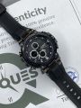 X-Gear 3897 Dual Time Fashion Sports Watch Stainless Steel Multifunctional Dial Water Resistant Watch for Men Rubber Straps Sports Watch. 