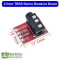 3.5mm TRRS Stereo Jack Breakout Extension Board MP3 Audio Earphones Headset Microphone Interface Module. 