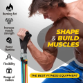 Portable Resistance Bands With Handles, Resistance Tubes & Workout Bands Exercise Band Elastic Pull Rope Body Fitness Band set Gym Yoga Fitness Elastic Training Bands Pilates CrossFit Fitness Equipment 11 Pcs Set. 