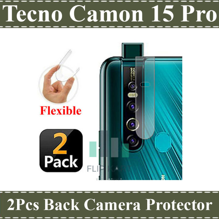 Tecno Camon 15 Pro Back Camera 9H Gorilla Flexible Protector For Tecno Camon 15 Pro -2Pcs