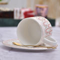1 Pc of Ceramic Tea Cups Set- Fancy Coffee Mugs for Tea- Coffee Cups with Saucer and Spoon. 