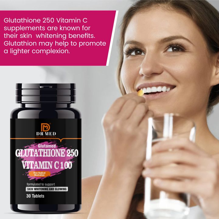 "DR%20MED%20Glutamed%20Glutathione%20250,%20Vitamin%20C%20100:%20Advanced%20Skin%20Brightening%20and%20Glowing%20Enhancement%20-%2030%20Tablets"%20(Its%20Wholesale%20price)%20-%20Image%205