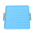 16x16cm Double Sided Geoboard Nails Peg Board Elastic Bands Kids Teaching Aids. 