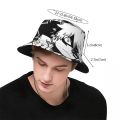 My Hero Academia Unisex Bucket Hats Customized Summer Beach Sun Katsuki Bakugo Anime Hat. 