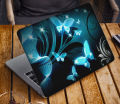 3930588 buterfly black laptop back vinyl skin sticker 12 13 14 15 15.6 inch size for all laptop skin sticker. 