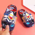 Children's slippers, summer babies, boys, anti slip internet celebrities, Captain America, kindergarten soft soles, indoor bathroom cool shoes. 