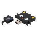PC Flash Drive Practical Cute Cartoon Design Reliability Laptop Cat Shape for Data Storage Transmission. 
