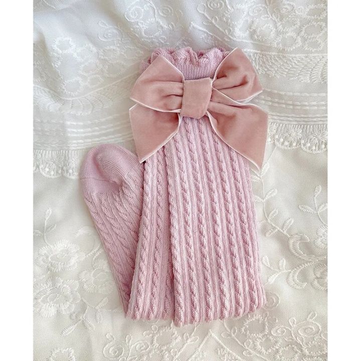 1-8Y%20Kids%20Girls%20Socks%20Baby%20Ribbed%20Knitted%20Stockings%20Knee%20High%20Tight%20Socks%20with%20Bowknot%20Children%20Autumn%20Winter%20Cute%20Princess%20Sock%20-%20Image%204