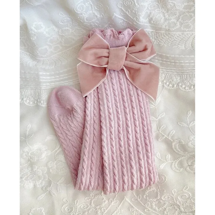 1-8Y%20Kids%20Girls%20Socks%20Baby%20Ribbed%20Knitted%20Stockings%20Knee%20High%20Tight%20Socks%20with%20Bowknot%20Children%20Autumn%20Winter%20Cute%20Princess%20Sock%20-%20Image%204