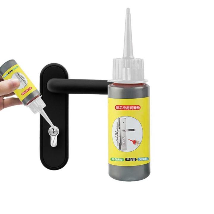 60ML Household Graphite spray Lubricant Formula for Locks Keys Repair Supplies for Window Guides Keys Door Guides
