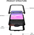 Seacosmo Samsung S10 Mobile Case Heavy Duty Shockproof Protection Metal Case Rugged A rmour without Screen protector Case for Galaxy S10 2019 Black. 