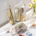 PURDD 1 pc Women Mesh Makeup Bag Travel Clear Large Cosmetic Bag Zipper Female Makeup uch Toiletry Bag Beauty Case uch. 
