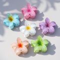 New 2025 Flower Hair Clip Candy Color Hair Claw for Women Accessories. 