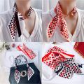 NEW Korea Skinny Scarf Women Silk Scarf Small Handle Bag Ribbons Female Head Scarves & Wraps For Ladies. 