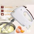 Scarlett Hand Mixer – 7 Speed Egg Beater Electric Speed Easy to Hold Super Hand Mixer - White. 