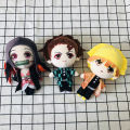 NYT Demon Slayer Anime Figure Kamado Tanjirou Nezuko Model Toy Soft Doll Room Decor. 