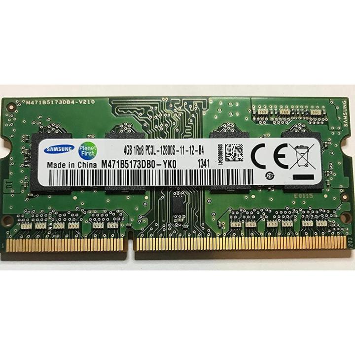 Samsung Hynix  Kingston Laptop RAM 4GB DDR3 PC3L-12800 1600MHz DDR3 4 GB PC3L Laptop Pulled Branded 100% Quality