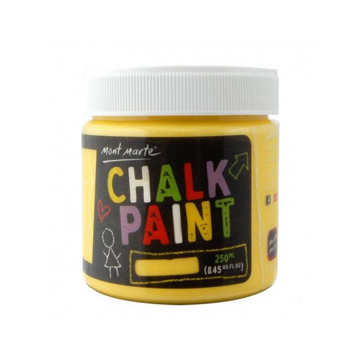 Mont Marte Chalkboard Paint 250ml Pot - Yellow